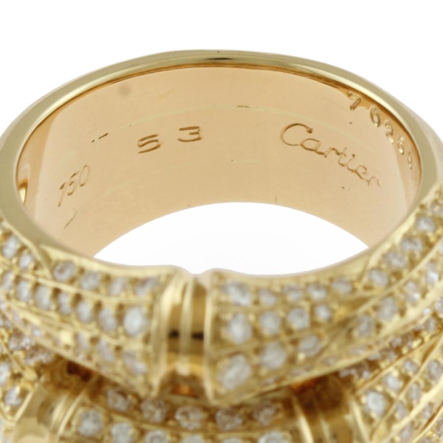 Cartier（カルティエ） バンブー ダイヤモンド リング 指輪 12号 18金 