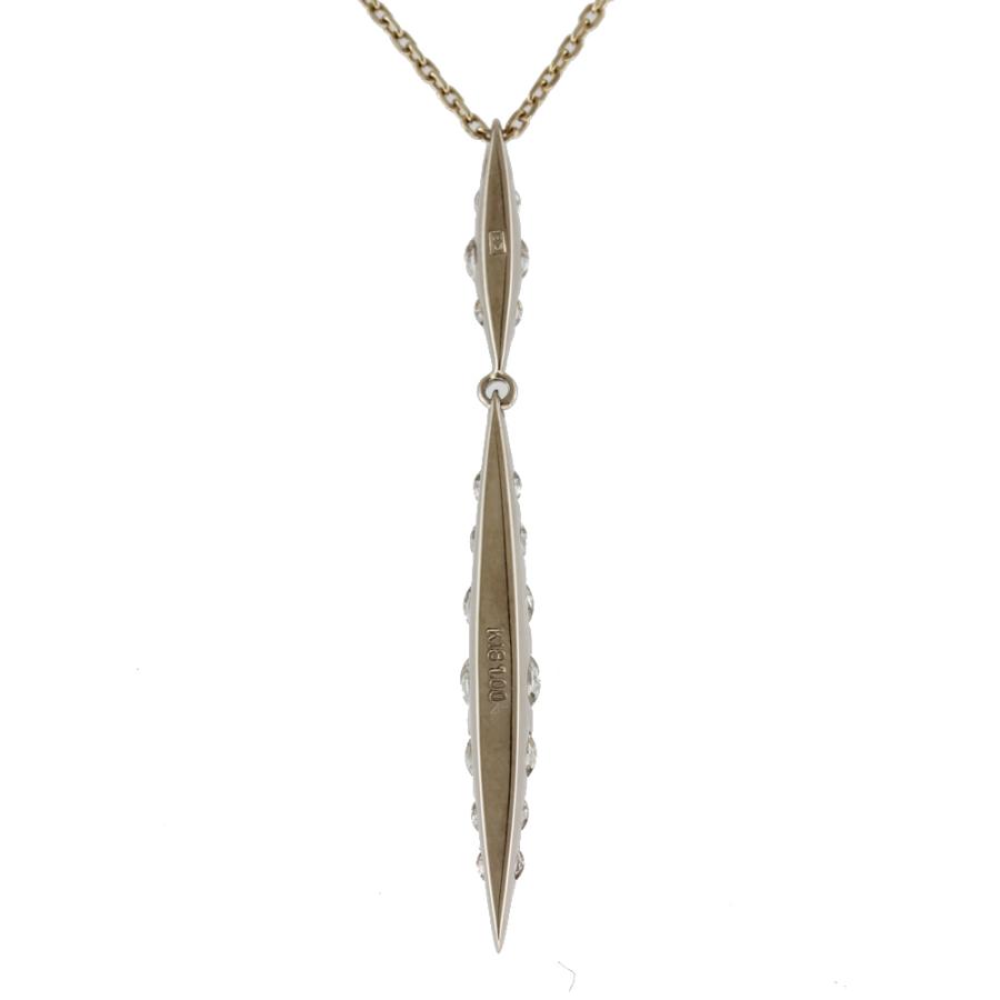 カシケイ ネイキッド ネックレス 18金 K18ゴールド ブラウン  