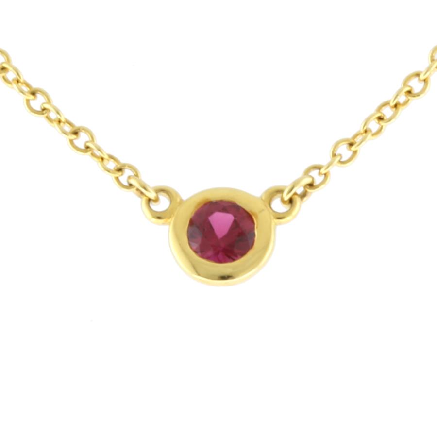 TIFFANY&Co.（ティファニー） バイザヤード ルビー ネックレス 18金