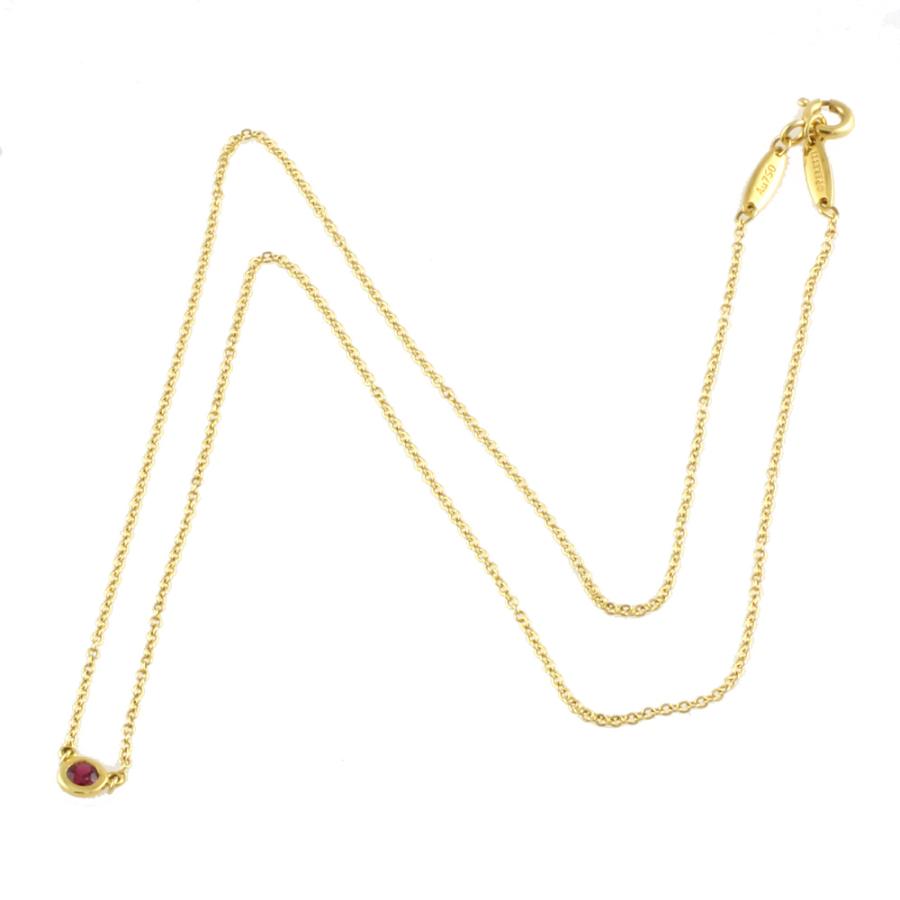 TIFFANY&Co.（ティファニー） バイザヤード ルビー ネックレス 18金