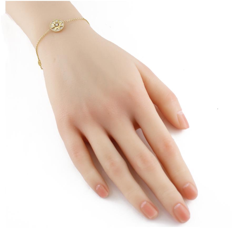 ディオール ローズデヴァン ブレスレット 18金 K18イエローゴールド