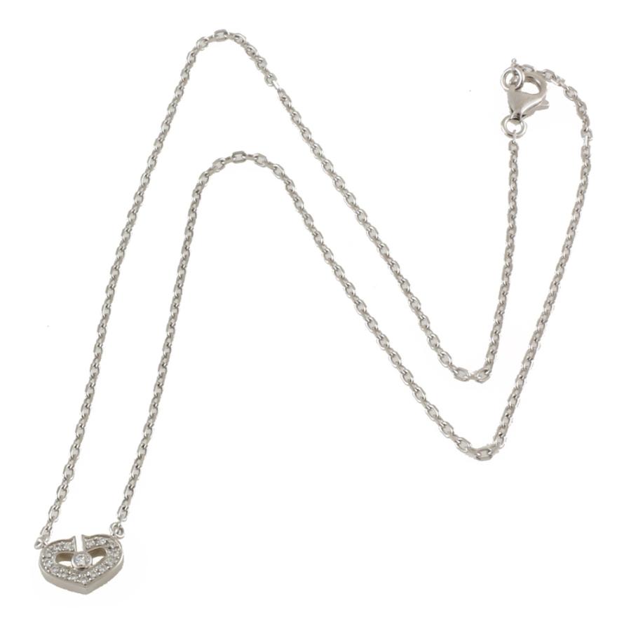 Cartier（カルティエ） Cハート ダイヤモンド ネックレス 18金 K18 