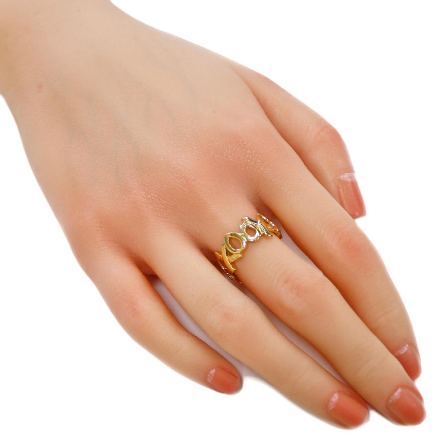 TIFFANY&Co.（ティファニー） ラブ＆キス リング 指輪 13号 18金 K18 