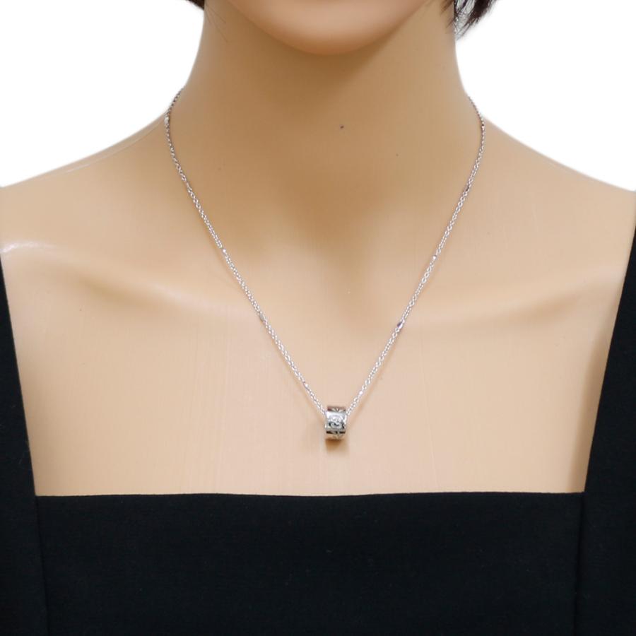 GUCCI（グッチ） GG アイコン ブルーム ネックレス 18金 K18ホワイト