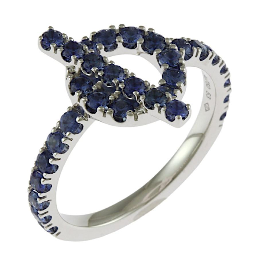 HERMES（エルメス） フィネス サファイア リング 指輪 12.5号 18金 K18