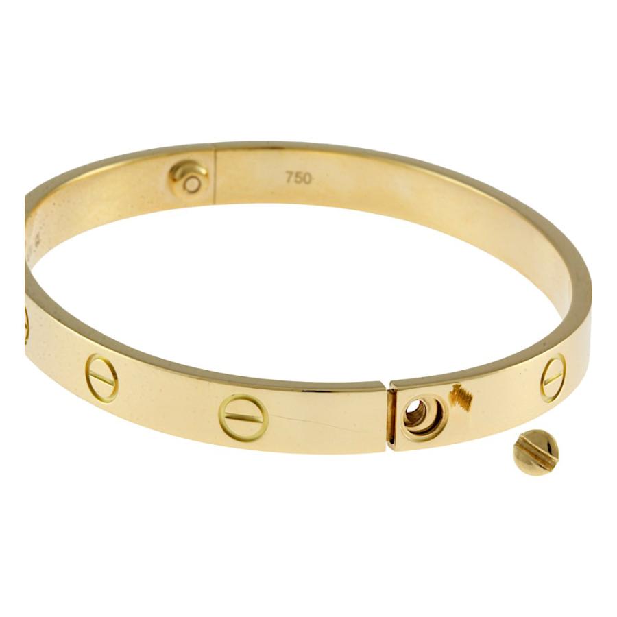 Cartier（カルティエ） ラブブレス ＃17 ドライバーなし バングル 18金