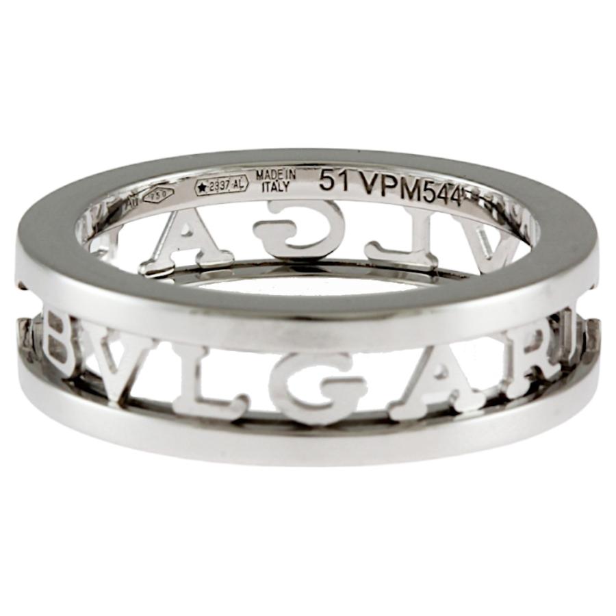 【美品】BVLGARI ロゴ入りリングセット BVLGARI（ブルガリ） B-zero.1 ビーゼロワン オープンロゴスパイラル