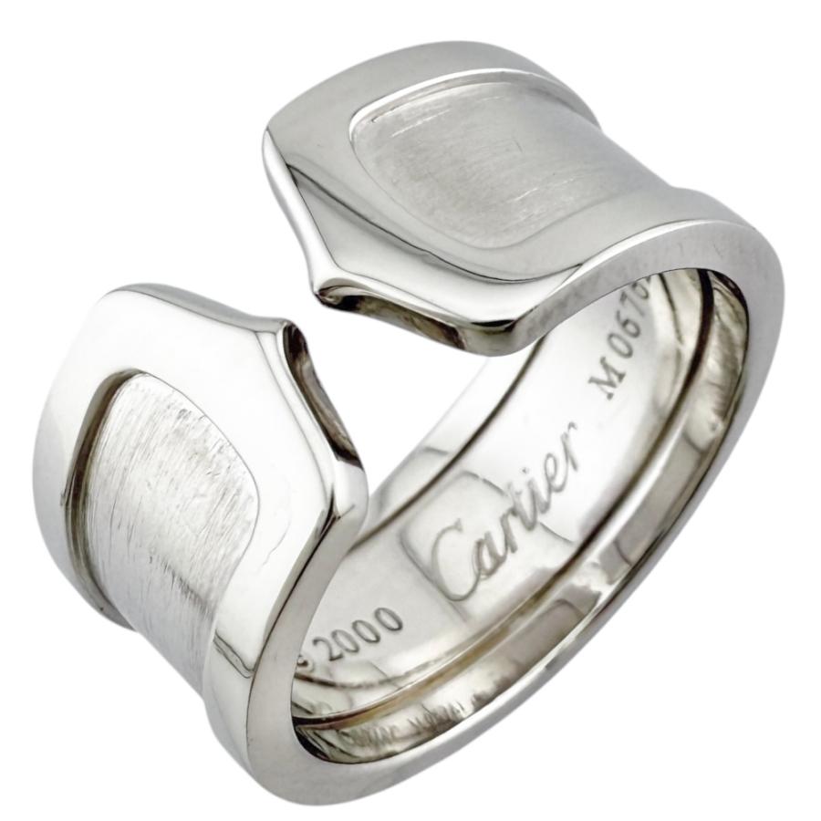 Cartier（カルティエ） 2C リング 指輪 15.5号 18金 K18ホワイト 