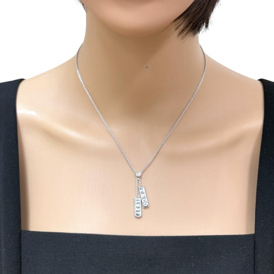 TIFFANY&Co. ティファニー 1837ダブルバー ネックレス 18金 K18 TIFFANY&Co. ティファニー 1837ダブルバー ネックレス 18金 K18