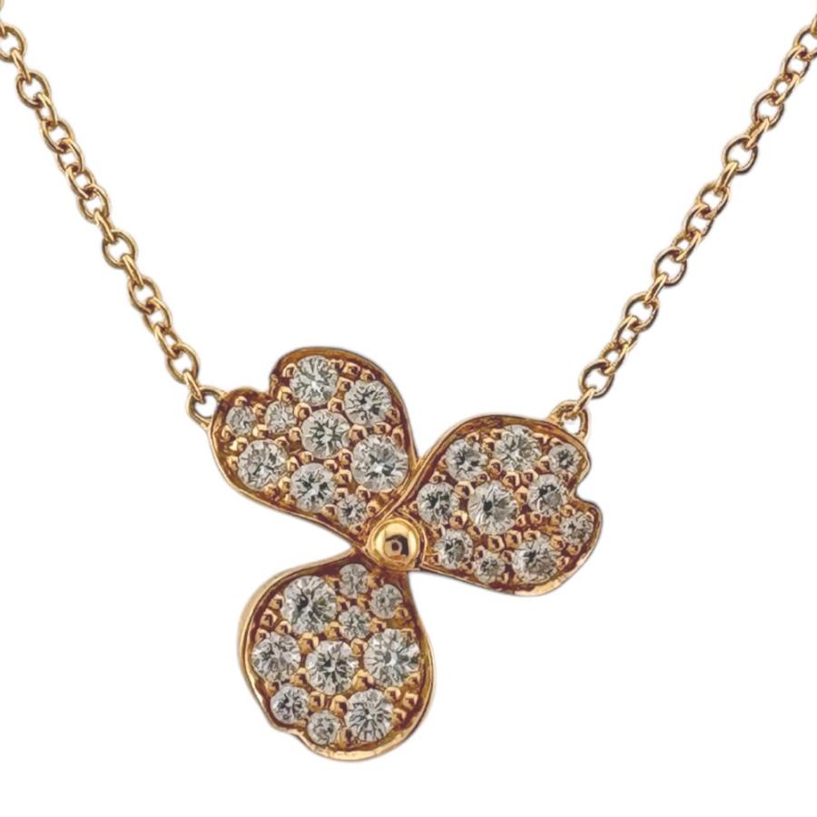 TIFFANY&Co.（ティファニー） ペーパーフラワー ネックレス 18金 K18