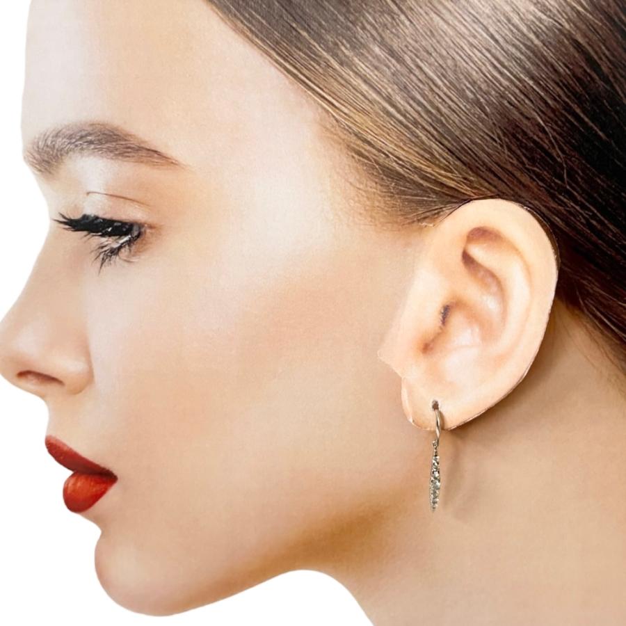 カシケイ ネイキッド ピアス 18金 K18ゴールド ブラウンダイヤモンド