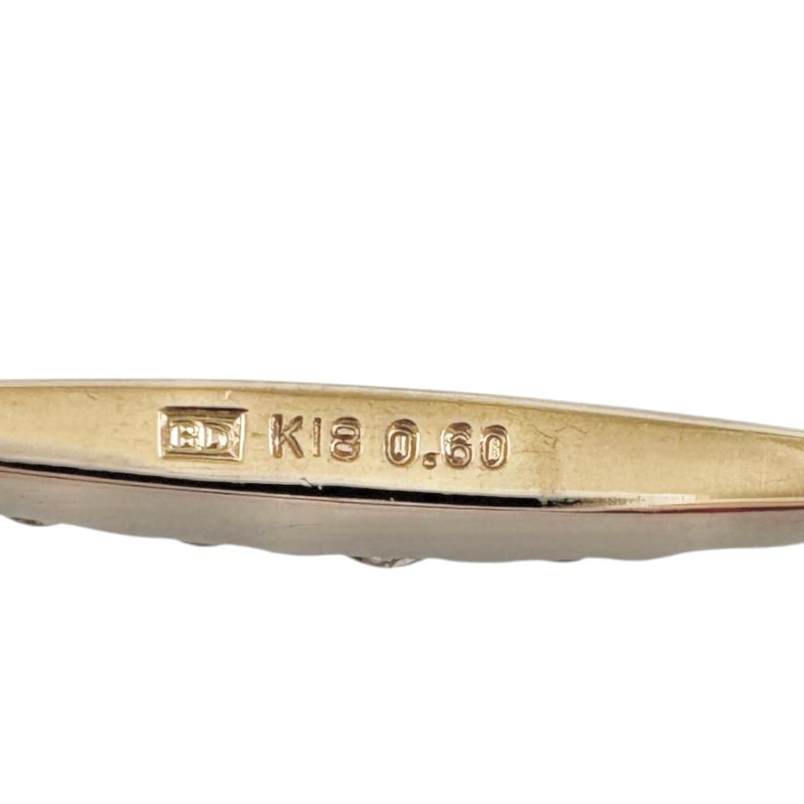 カシケイ ネイキッド ピアス 18金 K18ゴールド ブラウンダイヤモンド