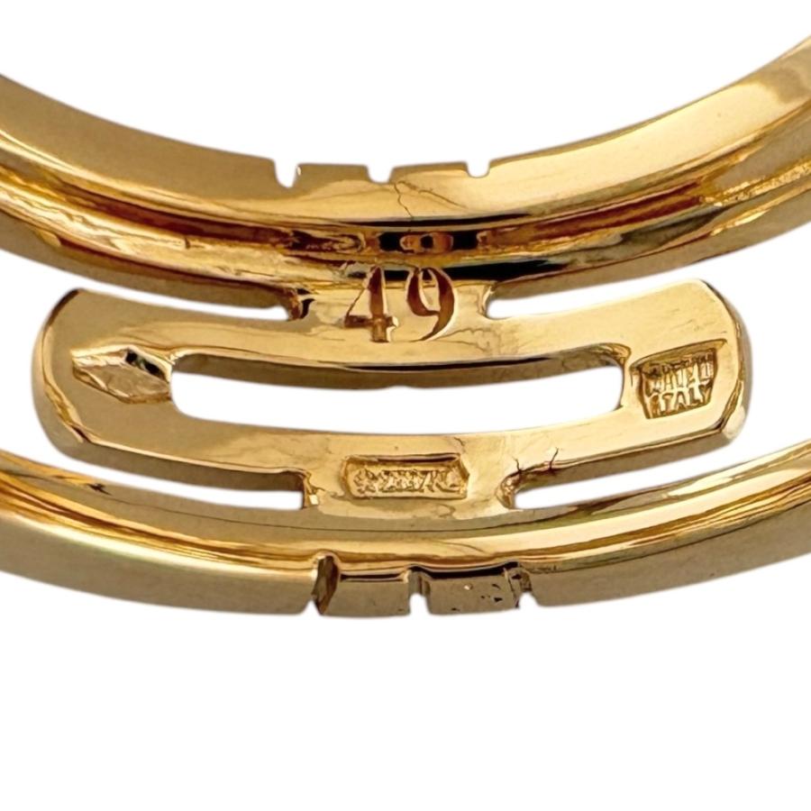 BVLGARI（ブルガリ） オープンパレンテシ リング 指輪 8.5号 18金 K18