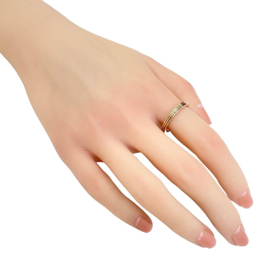 Cartier カルティエ トリニティウエディング リング 指輪 19.5号 18金  