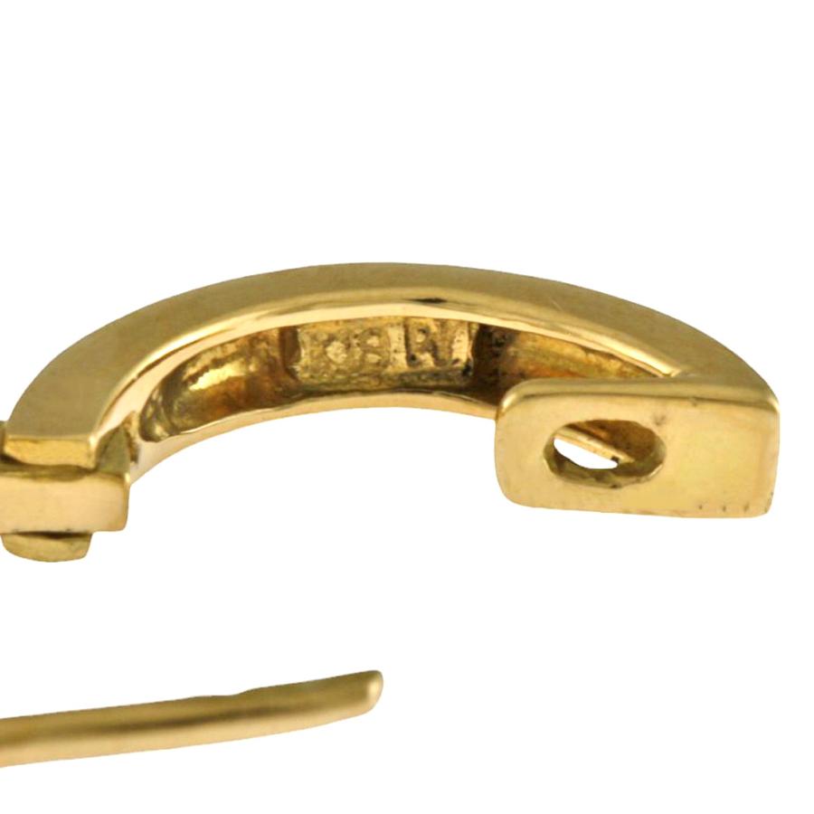 Ponte Vecchio（ポンテヴェキオ） フープ 中折れ ピアス 18金 K18