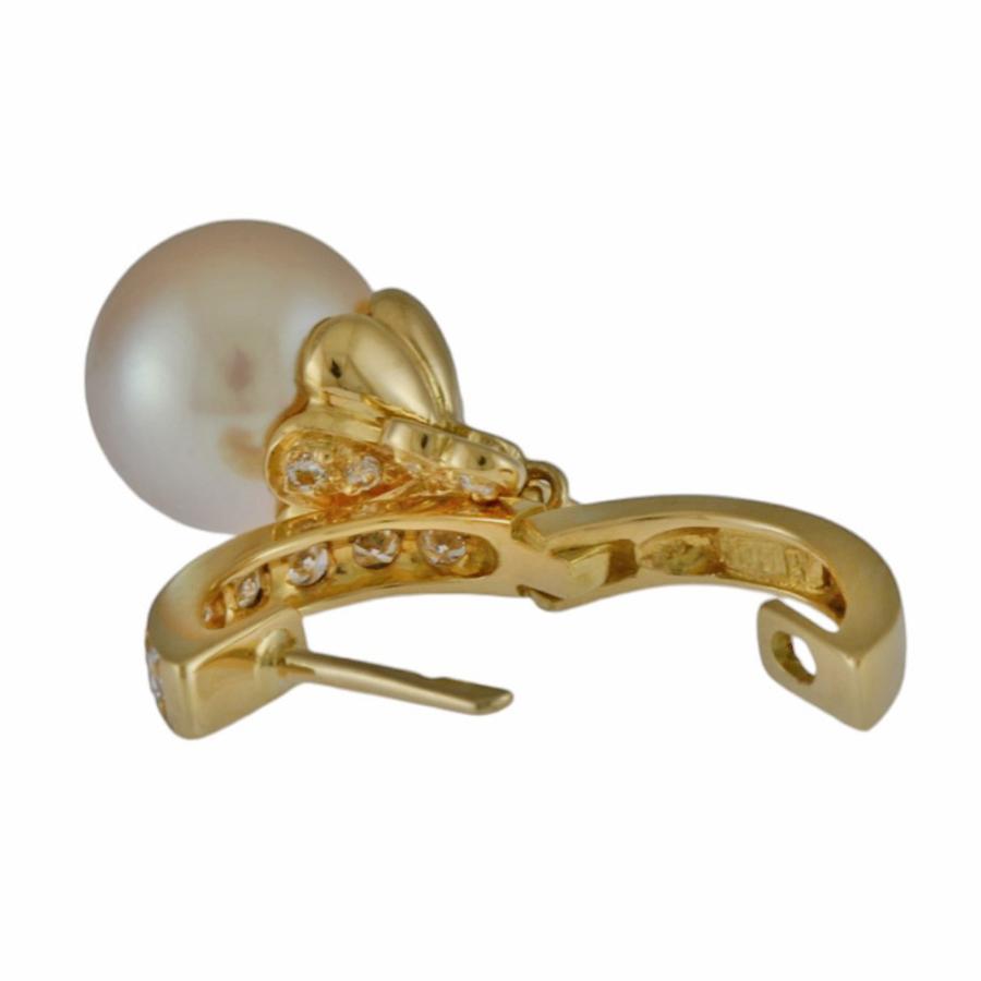 Ponte Vecchio（ポンテヴェキオ） フープ 中折れ ピアス 18金 K18