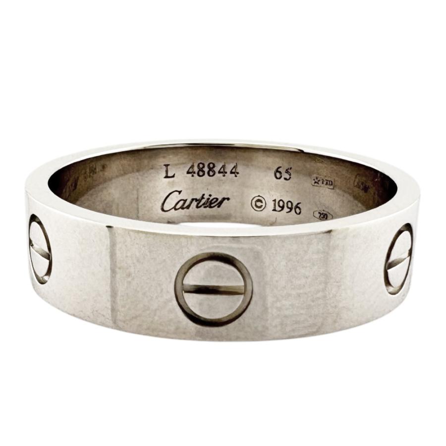 Cartier ラブリング 18Kホワイトゴールド Cartier（カルティエ） ラブ リング 指輪 24号 18金 K18ホワイト