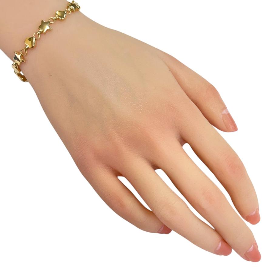 TIFFANY&Co.（ティファニー） スター×ハート ブレスレット 18金 K18