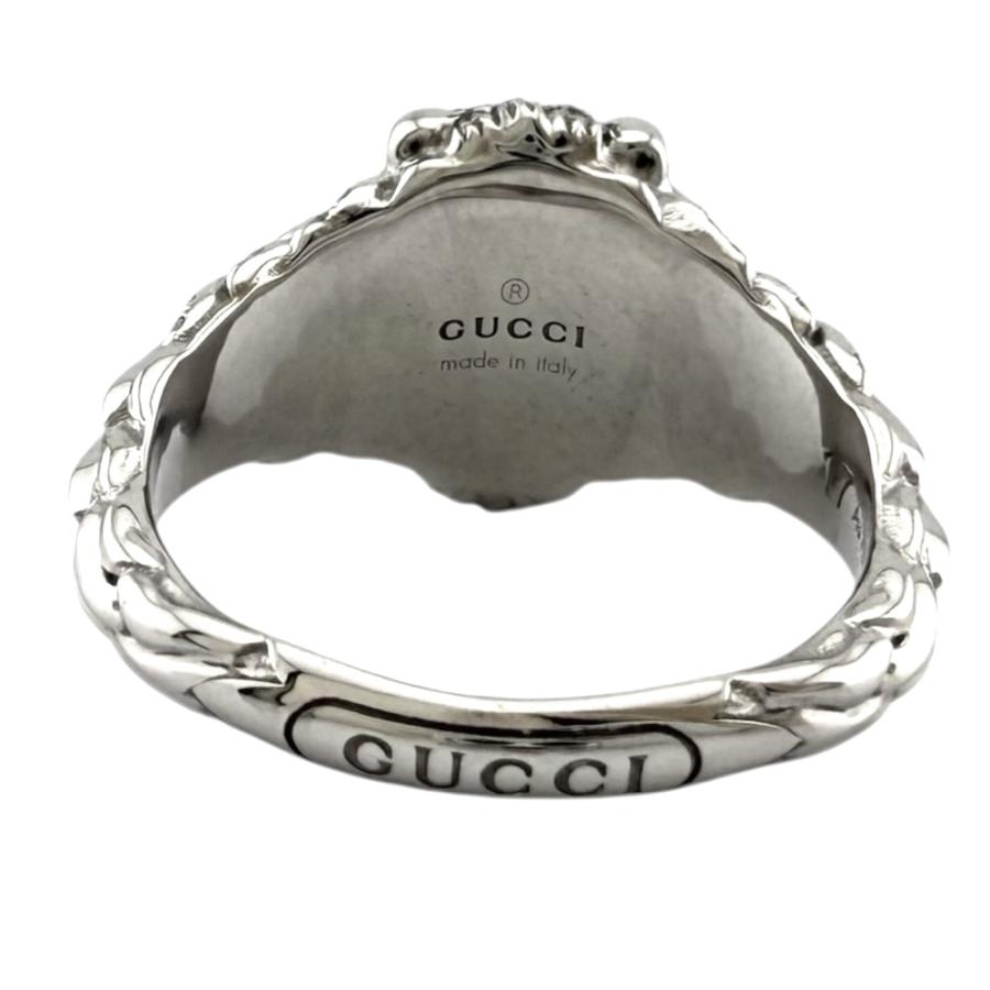 GUCCI（グッチ） ライオンヘッド リング 指輪 16.5号 18金 K18ホワイト