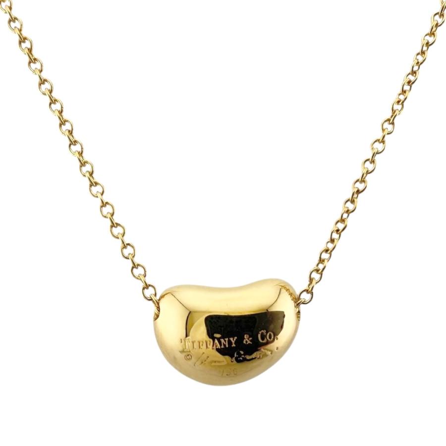 TIFFANY&Co.（ティファニー） ビーン ネックレス 18金 K18イエロー