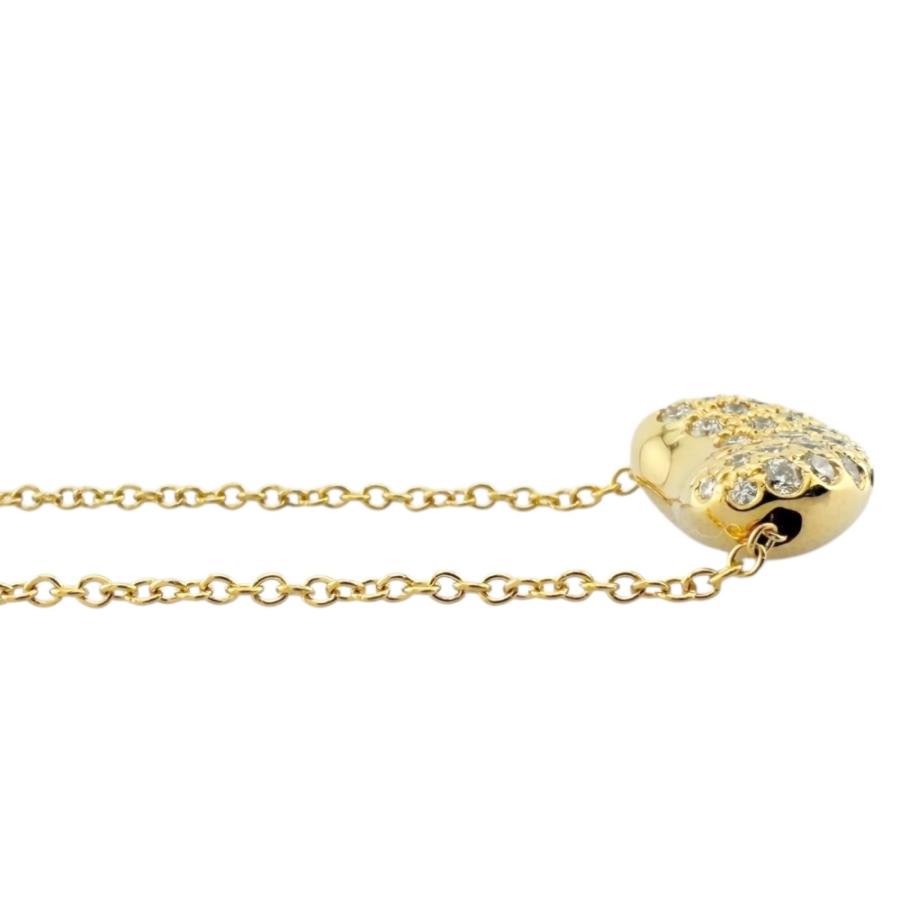 TIFFANY&Co.（ティファニー） ビーン ネックレス 18金 K18イエロー