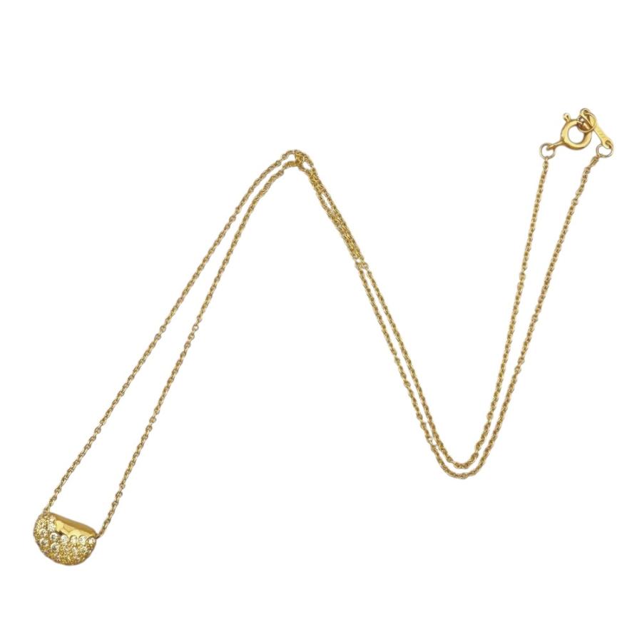 TIFFANY&Co.（ティファニー） ビーン ネックレス 18金 K18イエロー