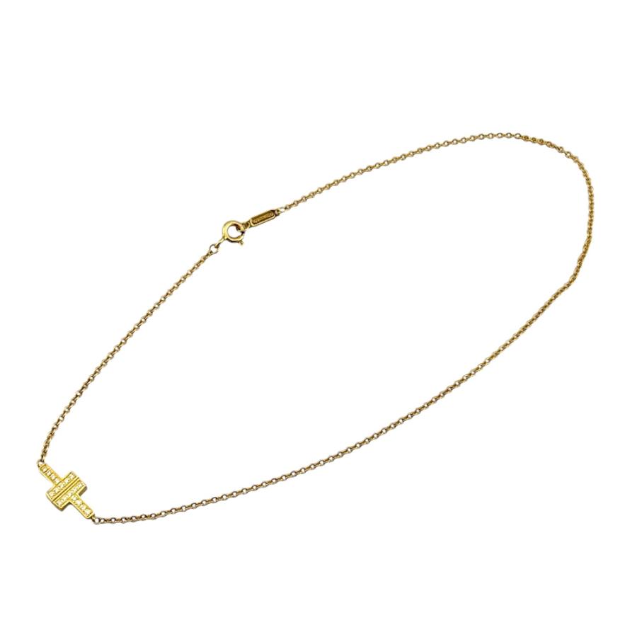 TIFFANY&Co.（ティファニー） T TWOダブルチェーン ブレスレット 18金