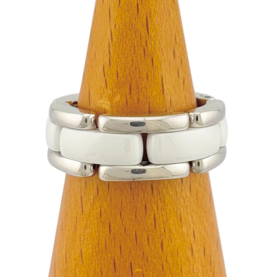 新品仕上済☆美品 シャネルウルトラコレクションリング K18WG 指輪ホワイト白 楽天市場】シャネル 指輪 K18WG ホワイトセラミック ウルトラ