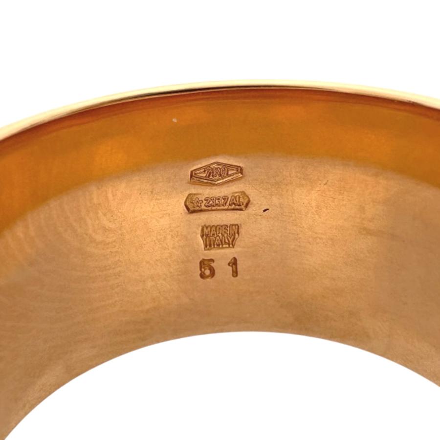 BVLGARI（ブルガリ） モノロゴ リング 指輪 10.5号 18金 K18ピンク