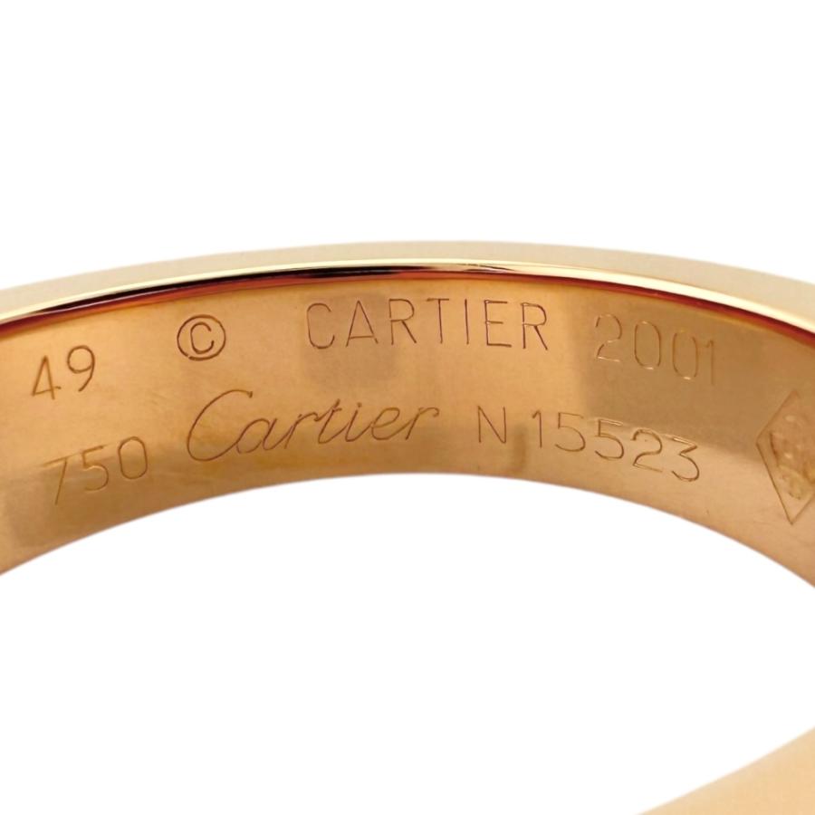 Cartier（カルティエ） タンク リング 指輪 9号 18金 K18ピンク