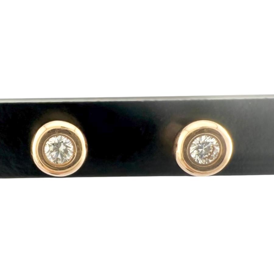 TIFFANY&Co.（ティファニー） バイザヤード 約0.06ct ピアス 18金 K18