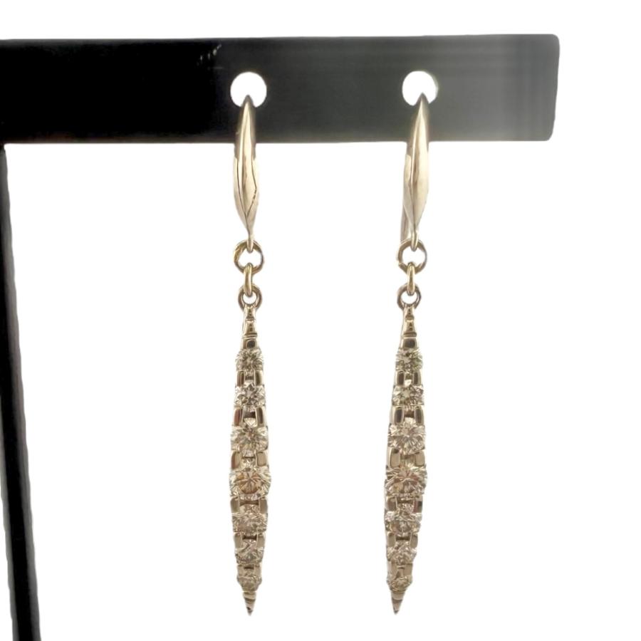 カシケイ ネイキッド ピアス 18金 K18ゴールド ダイヤモンド