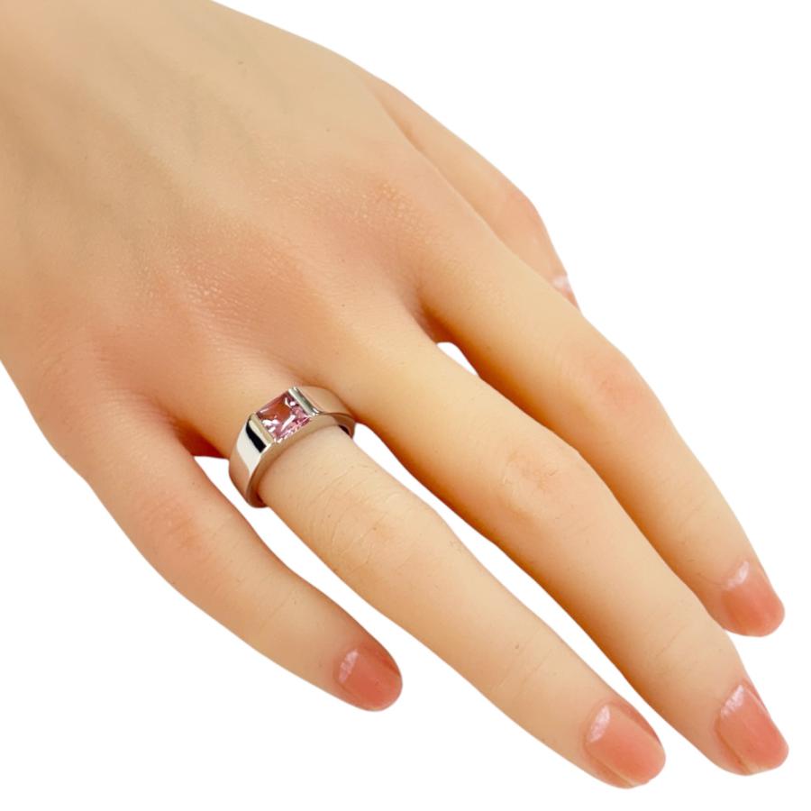 Cartier カルティエ タンク リング 指輪 10号 18金 K18ホワイト Cartier カルティエ タンク リング 指輪 10号 18金 K18ホワイト