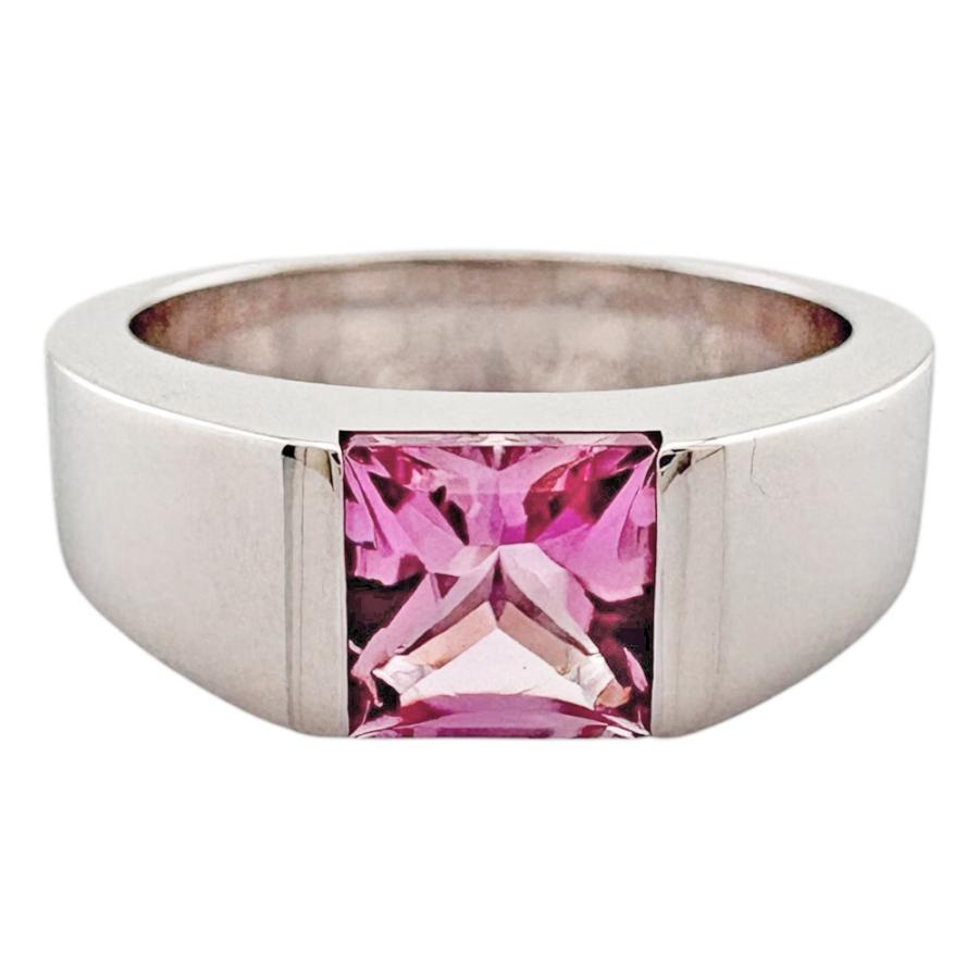 Cartier カルティエ タンク リング 指輪 10号 18金 K18ホワイト Cartier カルティエ タンク リング 指輪 10号 18金 K18ホワイト