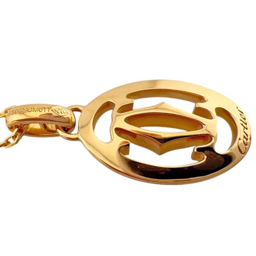 Cartier（カルティエ） ドゥーブルC ネックレス 18金 K18ピンク