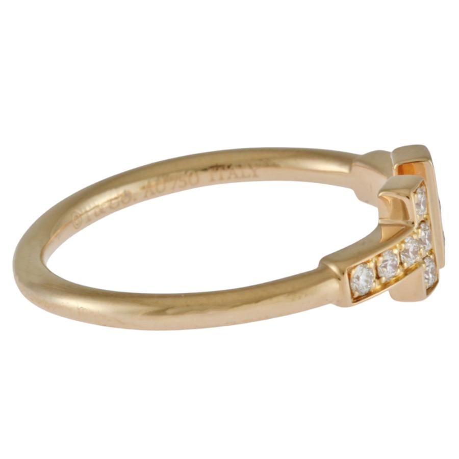TIFFANY&Co. ティファニー Tワイヤー リング 指輪 10号 18金 K18 TIFFANY&Co. ティファニー Tワイヤー リング 指輪 10号 18金 K18