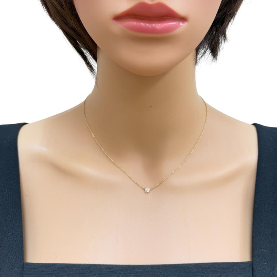 TIFFANY&Co. ティファニー バイザヤード 約0.14ct ネックレス 18 TIFFANY&Co. ティファニー バイザヤード 約0.14ct ネックレス 18
