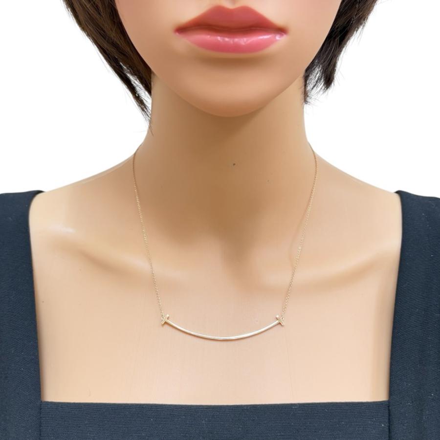 月曜日まで!!定価940,500円 Tiffany Tスマイルペンダント 18K ティファニー T スマイル ペンダント イエローゴールド