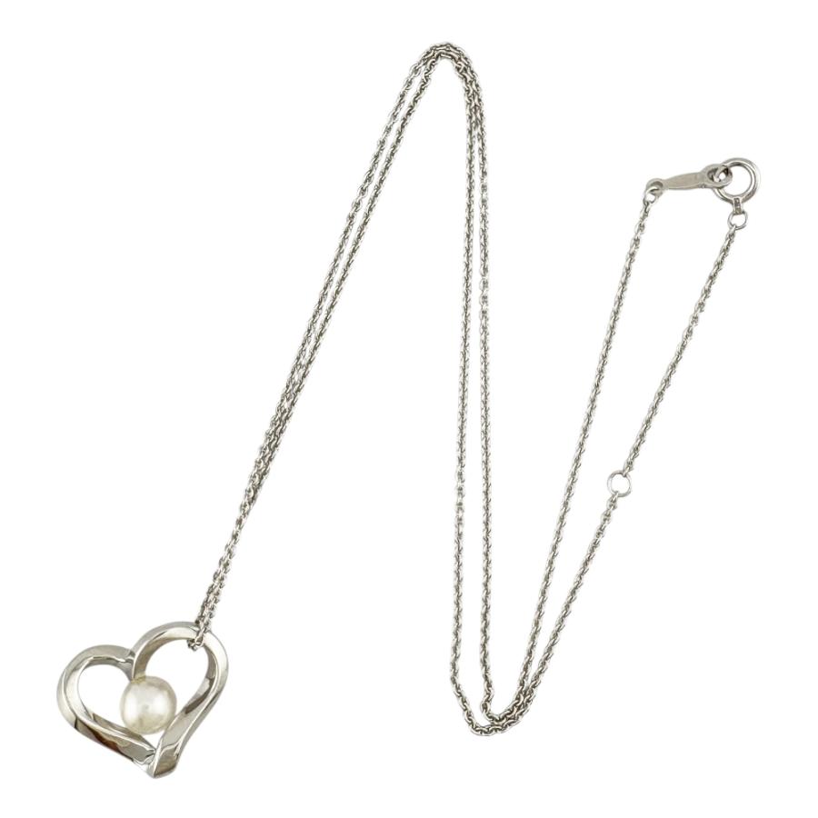 MIKIMOTO（ミキモト） ネックレス 18金 K18ホワイトゴールド パール