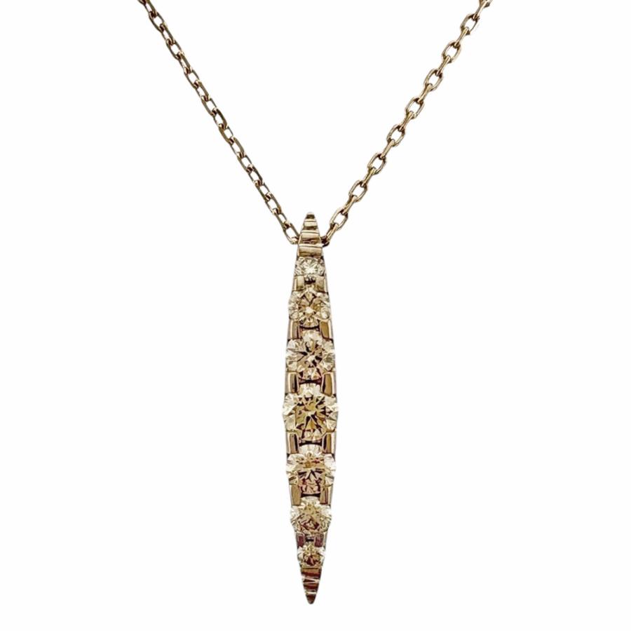 カシケイ ネイキッド ネックレス 18金 K18ゴールド ダイヤモンド  