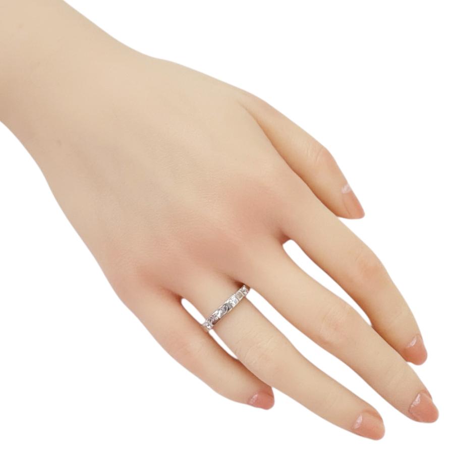 Cartier カルティエ ラニエールハーフダイヤモンド リング 指輪 10号  