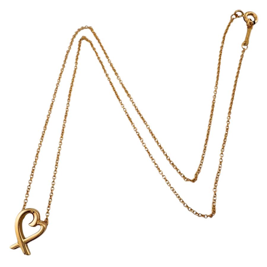 TIFFANY&Co.（ティファニー） ラビングハート ネックレス 18金 K18