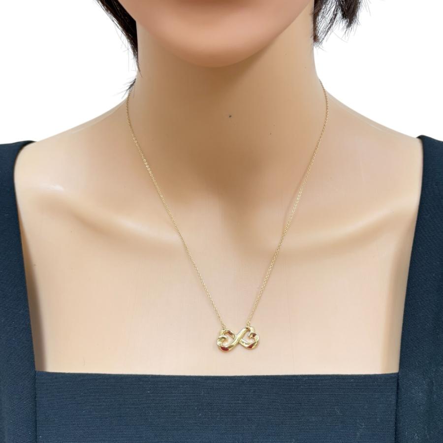 Tiffany&Co. ダブル ラビングハート ネックレス TIFFANY&Co.（ティファニー） ダブルラビングハート ネックレス 18金