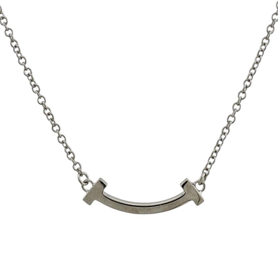 TIFFANY&Co. ティファニー Tスマイル ネックレス 18金 K18