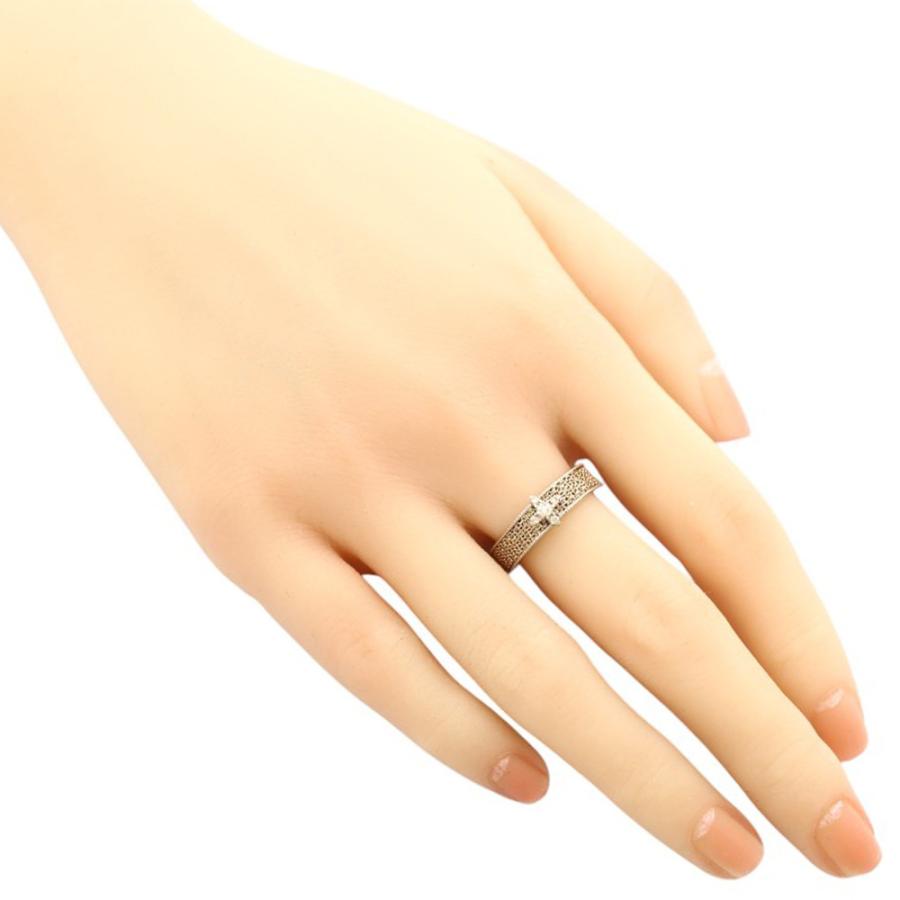 カシケイ ネイキッド リング 指輪 12号 18金 K18ゴールド ブラウン