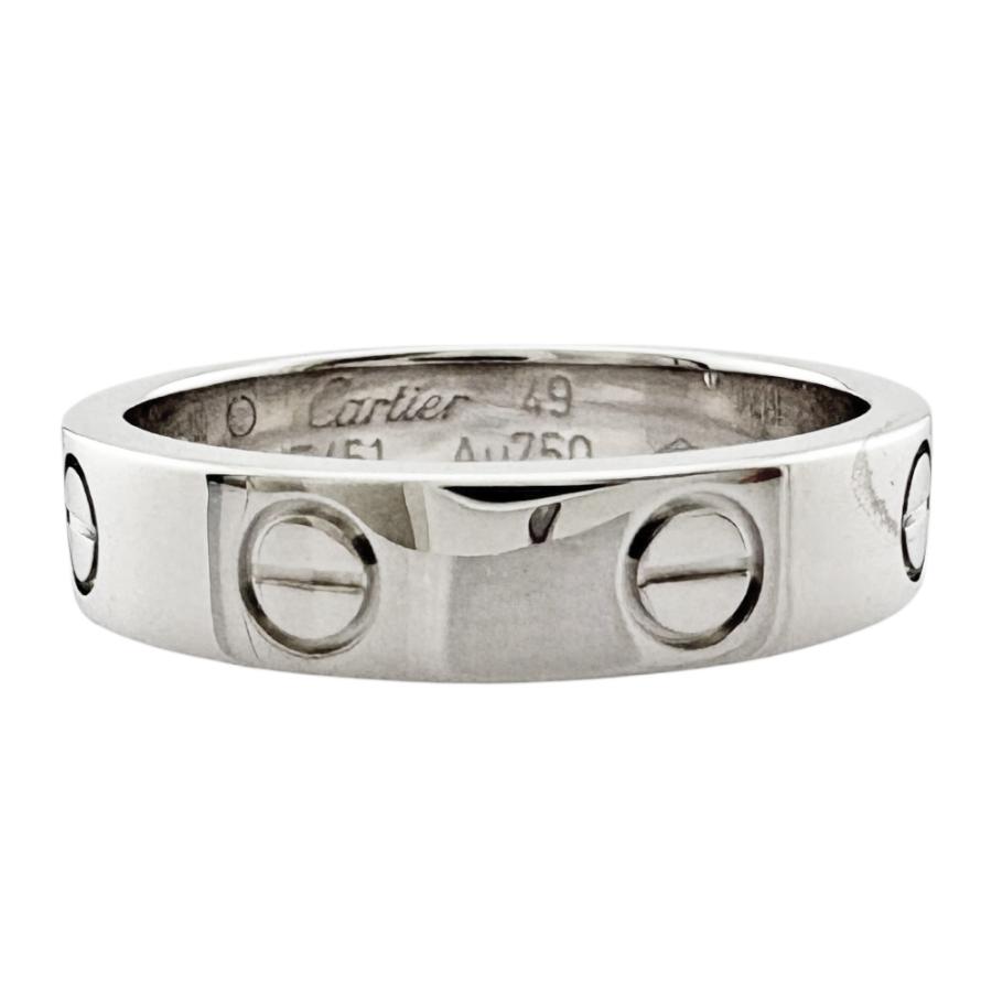 Cartier（カルティエ） ミニラブ リング 指輪 9号 18金 K18ホワイト