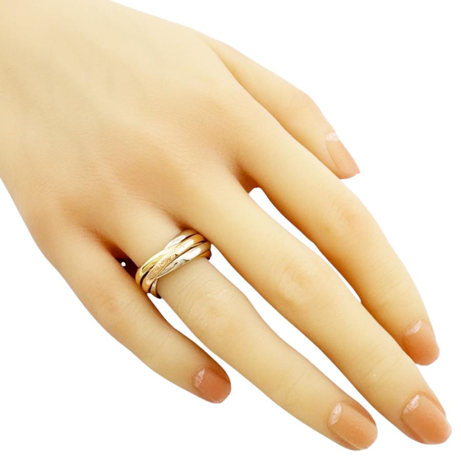 【希少】カルティエ トリニティーリング 5連　K18 ゴールド　箱付き 楽天市場】カルティエ トリニティ 5連 #57 リング・指輪 K18