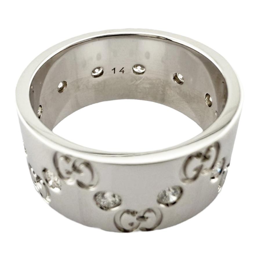 GUCCI（グッチ） アイコン ワイド リング 指輪 13.5号 18金 K18