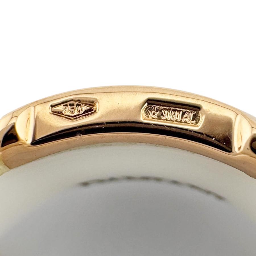 美品 DAMIANI ダミアーニ K18WGリング 約10.5号 ダイヤモンド Damiani】ダミアーニ Dサイド 10.5号 リング・指輪 ブラッド