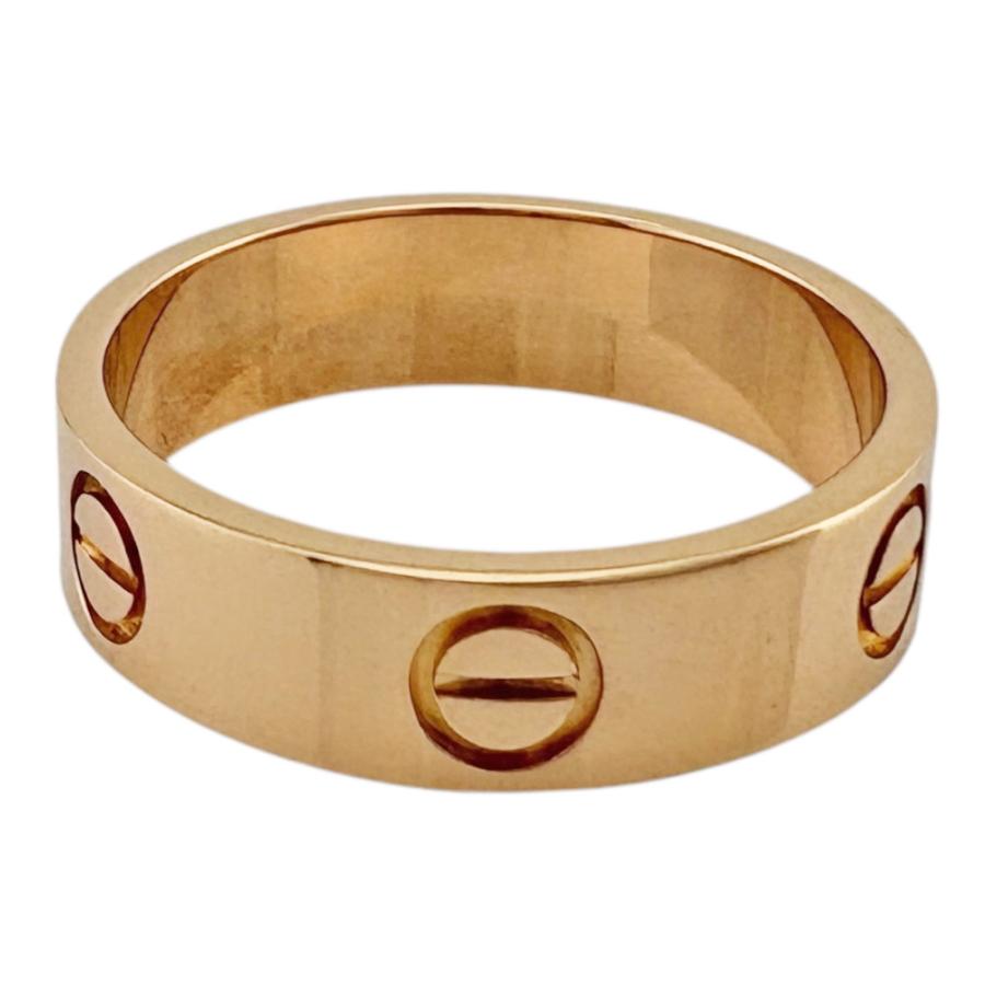 【美品】Cartier ラブリング AU750ピンクゴールド57号　フルセット Cartier（カルティエ） 750 18金ピンクゴールド ピンクサファイア ラブ